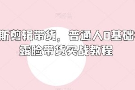 俄罗斯产品剪辑带货，普通人0基...