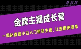 《第390期》金牌主播成长营，一...