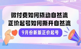 《第346期》正价起号，微付费如...