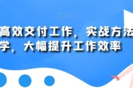用AI高效交付工作，实战方法教学...