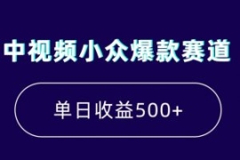 中视频小众爆款赛道，7天涨粉5万...